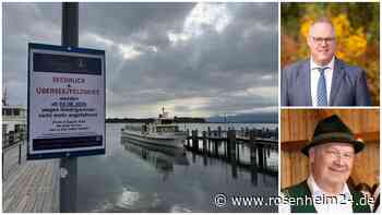 „Dann hockt das Schiff im Dreck!“ – Niedrigwasser am Chiemsee blockiert Schifffahrt