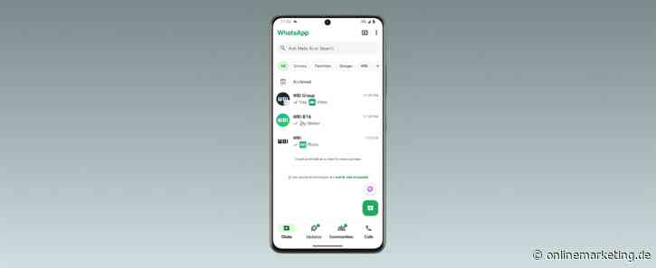 WhatsApp zeigt Fotos und Videos bald direkt in der Chat-Übersicht