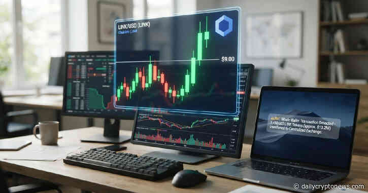 Chainlink price momentum defends $9 support as massive whale transfers test rally