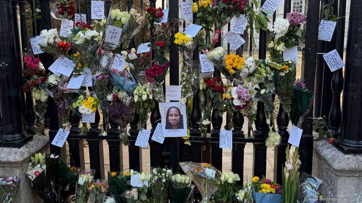 Heartfelt tributes to Jason Arday left outside University of Cambridge building