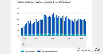 In juli 11 procent minder Nederlandse faillissementen dan een jaar eerder