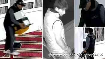 CCTV images issued after 'items stolen in Coventry mosque burglary'