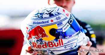 Max Verstappen rijdt met ‘iconische’ Delfts blauwe helm laatste race in Zandvoort