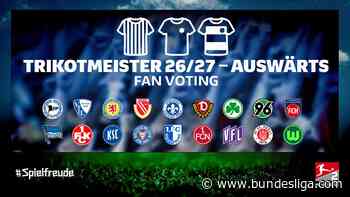 Wer hat das schönste Auswärtstrikot der 2. Bundesliga?