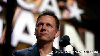 Nur Amazon ist größer: Peter Thiel baut eine Wette auf, die so gar nicht nach Silicon Valley klingt