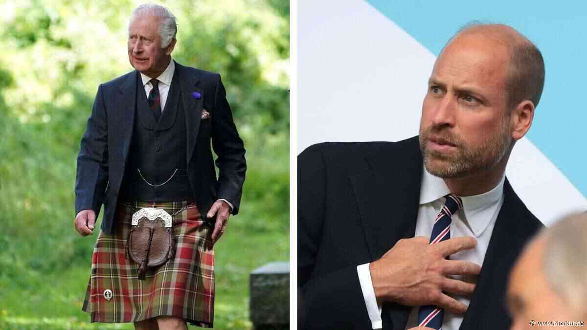 Anders als Charles: Prinz William zeigt sich nie im Kilt