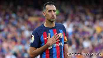 Busquets begins coach role with Barça reserves