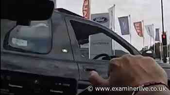 Moment police T-bone speeding Land Rover with 'tactical' ram manoeuvre