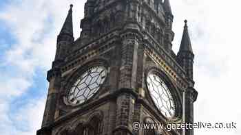 Time for repairs: Hands removed from Middlesbrough Town Hall clock for restoration