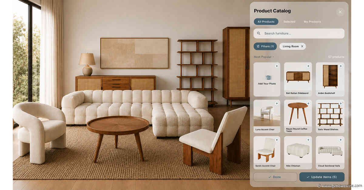 Roomsy, the First Creative Platform to Visualize Real Furniture in Your Home Before You Buy