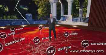 Dangerous heat continues across Georgia with highs near 100