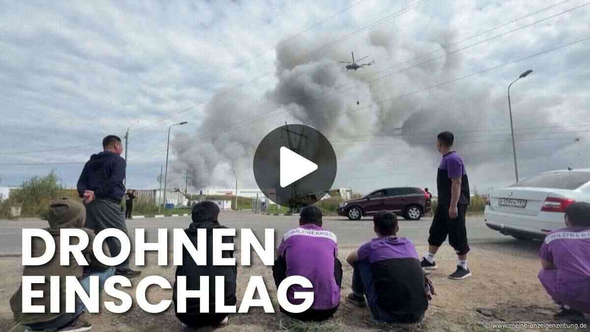 Moskau unter Beschuss: Großbrand bei Wildberries im Video