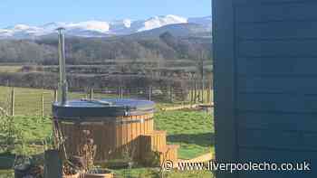 'Peaceful' Angelesy cabin with hot tub and 'stunning' Snowdonia views