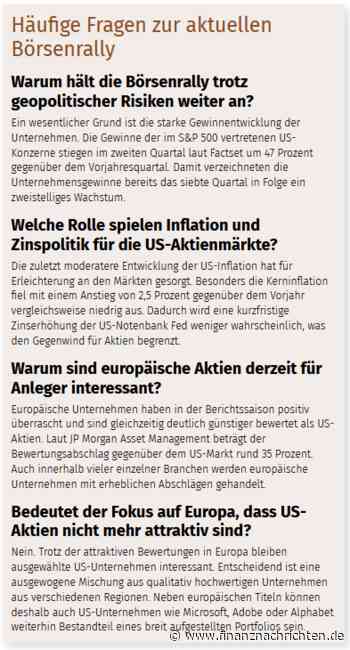 Frank Fischer (Shareholder Value): Sie läuft und läuft - und läuft noch sehr viel weiter!