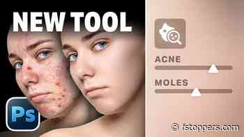 Photoshop's New Blemish Tool Keeps Skin Texture Intact