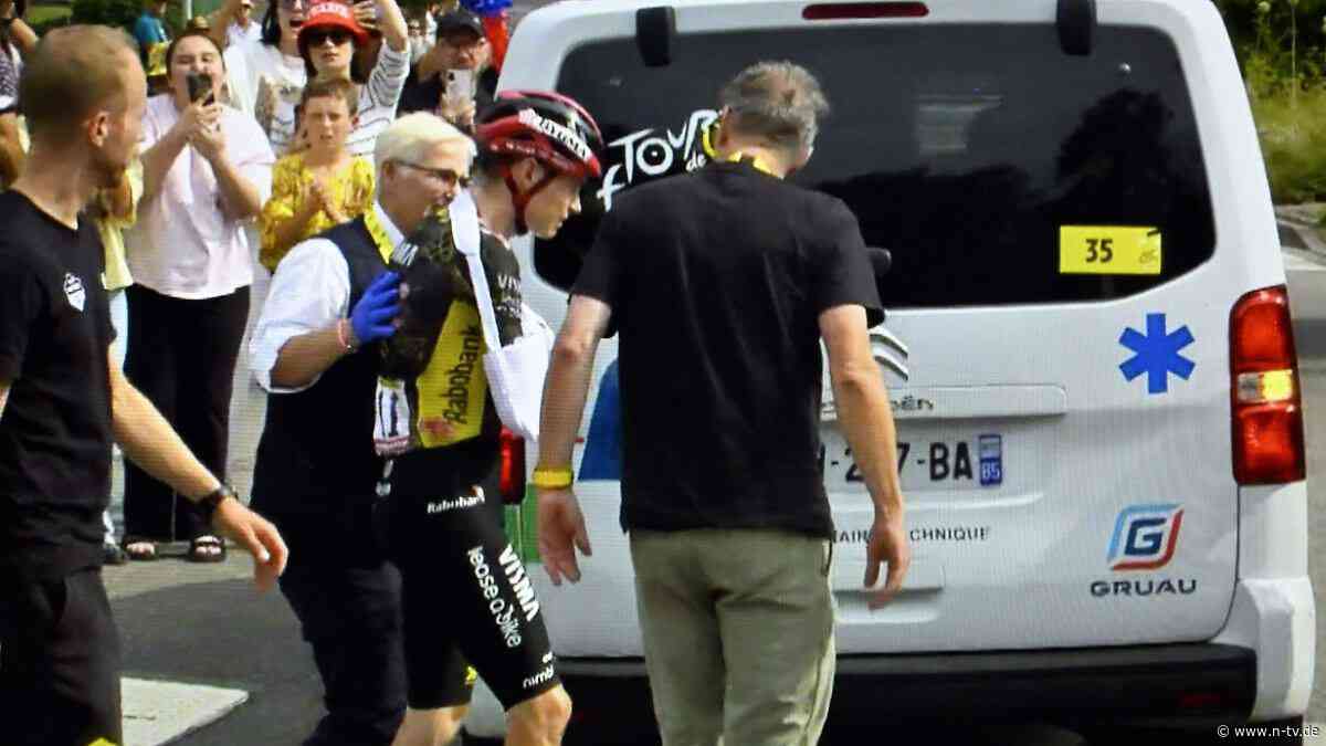 Saisonende nach Sturz: Tour-Drama hat für Vingegaard bittere Folgen