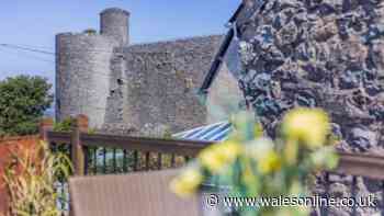 'Charming' North Wales cottage overlooking a medieval castle with 'stunning scenery'