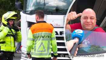 Trucker lacht na megaboete op Merwedebrug: 'Dank je wel!'