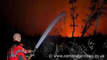 ‘Horrendous’ smell in village as ‘hero’ firefighters battle nature reserve blaze