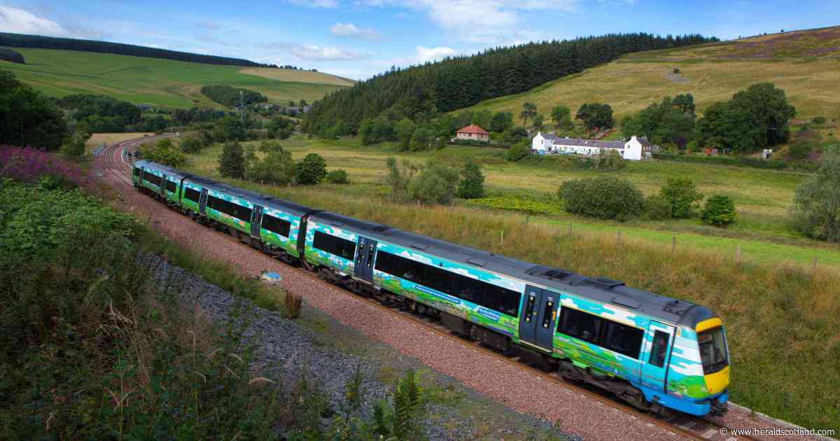 Steel masts appear along Borders Railway as electrification project moves forward