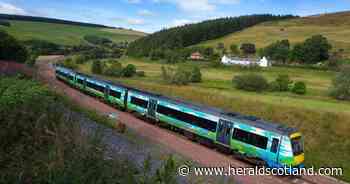 Steel masts appear along Borders Railway as electrification project moves forward
