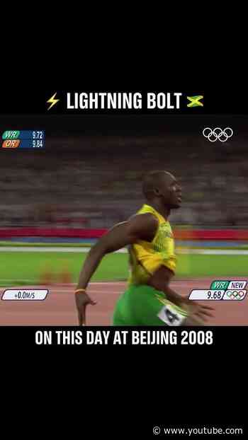 The moment an Olympic legend was born. ⚡️🇯🇲🥇