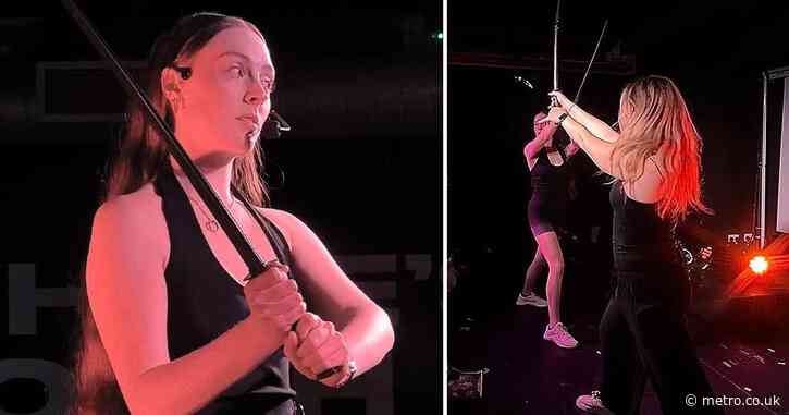The latest exercise craze for women involves swords and combat drills