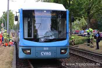 Tödlicher Unfall in Chemnitz: Mann gerät unter Straßenbahn