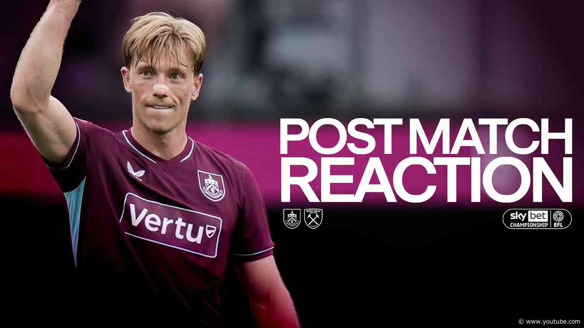 Flemming On Two Goal Comeback Over Irons | REACTION | Burnley 2-2 West Ham United