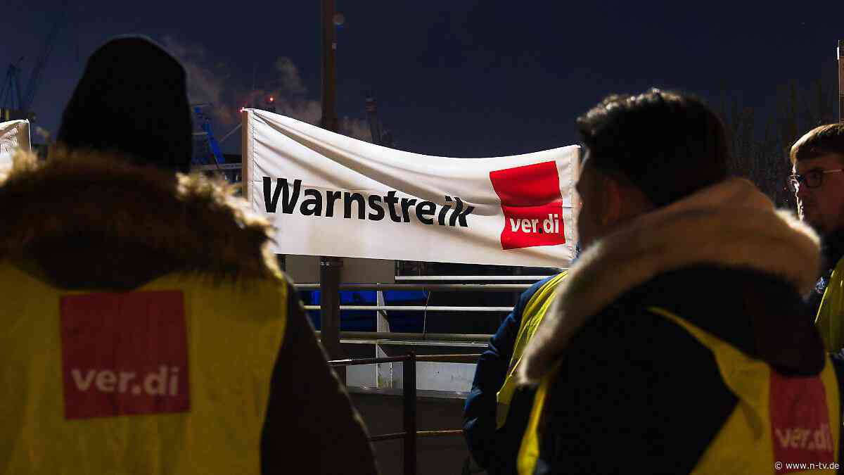 "Wir meinen es ernst": Verdi ruft Hafenmitarbeiter zu Warnstreiks auf