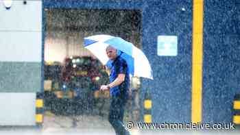 North East set for rain this week as forecast shows return to typical British weather