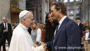 Matthew McConaughey teases political leap after Pope Leo audience - as Republican speculation grows