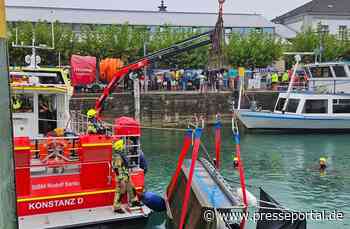 FW Konstanz: Bootshavarie im Konstanzer Trichter