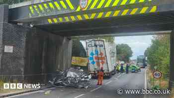'Britain's most bashed' bridge hit twice in two days