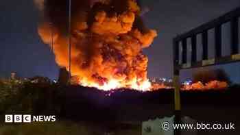 Blaze near football ground started 'deliberately'