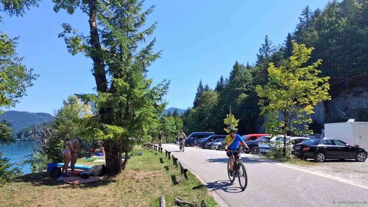 Walchensee: Polizei verteilt über 100 Strafzettel in Einsiedl