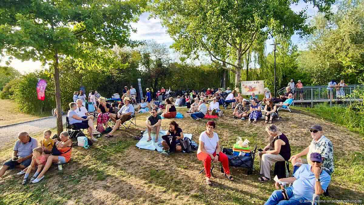 Sundowner im Goldachpark: 100 Besucher und Musik bis zur Dämmerung