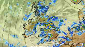 UK weather maps show 17 counties face heavy rain on Thursday – full list