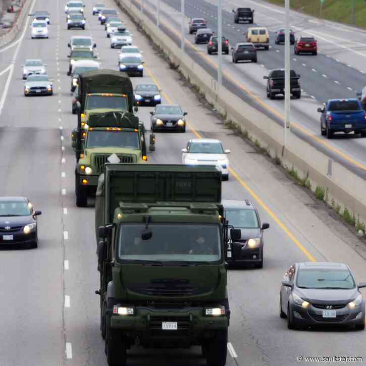 Canadian army convoy to travel through Sault Ste. Marie