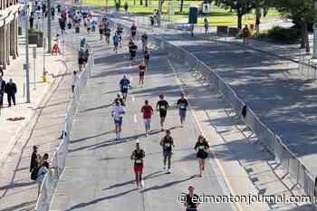 Woman arrested after egg throwing incident at Edmonton Marathon