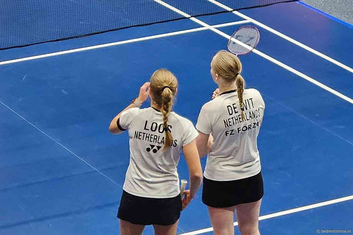 Eerste ronde WK Badminton 2026 eindstation Oranje-dubbels