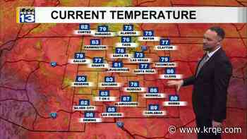 Hotter temperatures move into New Mexico throughout the week