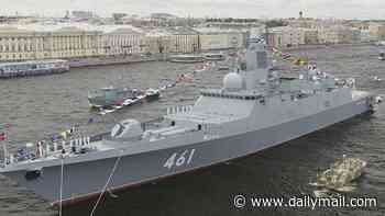 Russia taunts Nato as warship armed with hypersonic missiles is sent past German tourist island