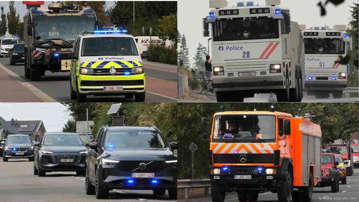 3000 Hectare Natuurbrand de Hoge Venen - Chinook, Crashtender, Brandweer en Ambulance met Spoed
