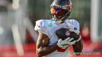 Bucs WRs Ebuka (toe), McMillan (knee) day-to-day