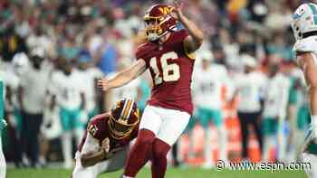 Source: Commanders to release kicker Moody