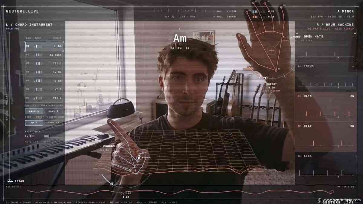 Free Browser-Based Application, gesture.live, Turns Your Webcam Into An Instrument