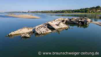 Donau-Niedrigwasser legt Nazi-Schiffe frei – mit tödlicher Fracht an Bord