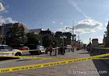 Man, 25, facing assault charges after bagpiper injured on Wellington Street