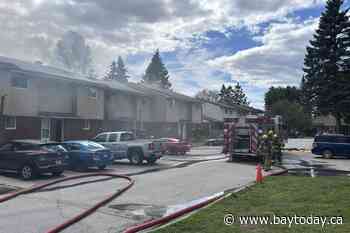 Townhouse fire on McNamera